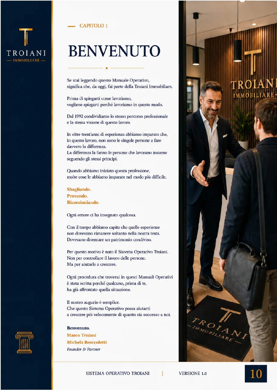 Benvenuto nel Sistema Operativo Troiani